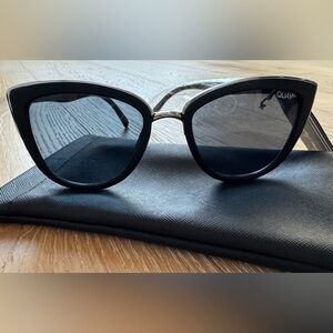 Quay Australia My Girl Black Cat-Eye Sunglasses